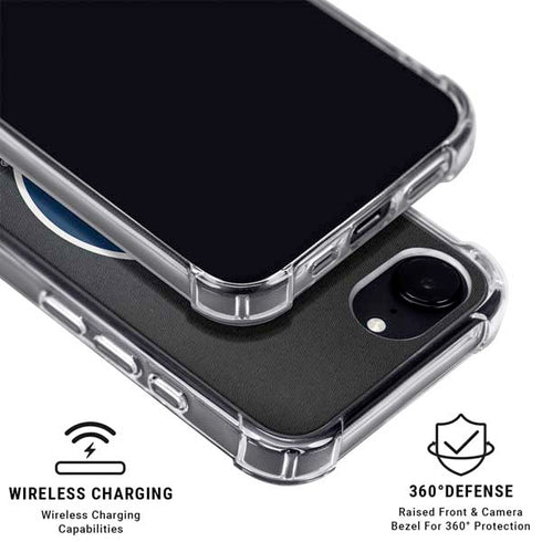 NHL Winnipeg Jets Black Background iPhone 16e Clear Case